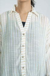 Women Striped Viscose Line T-Shirt